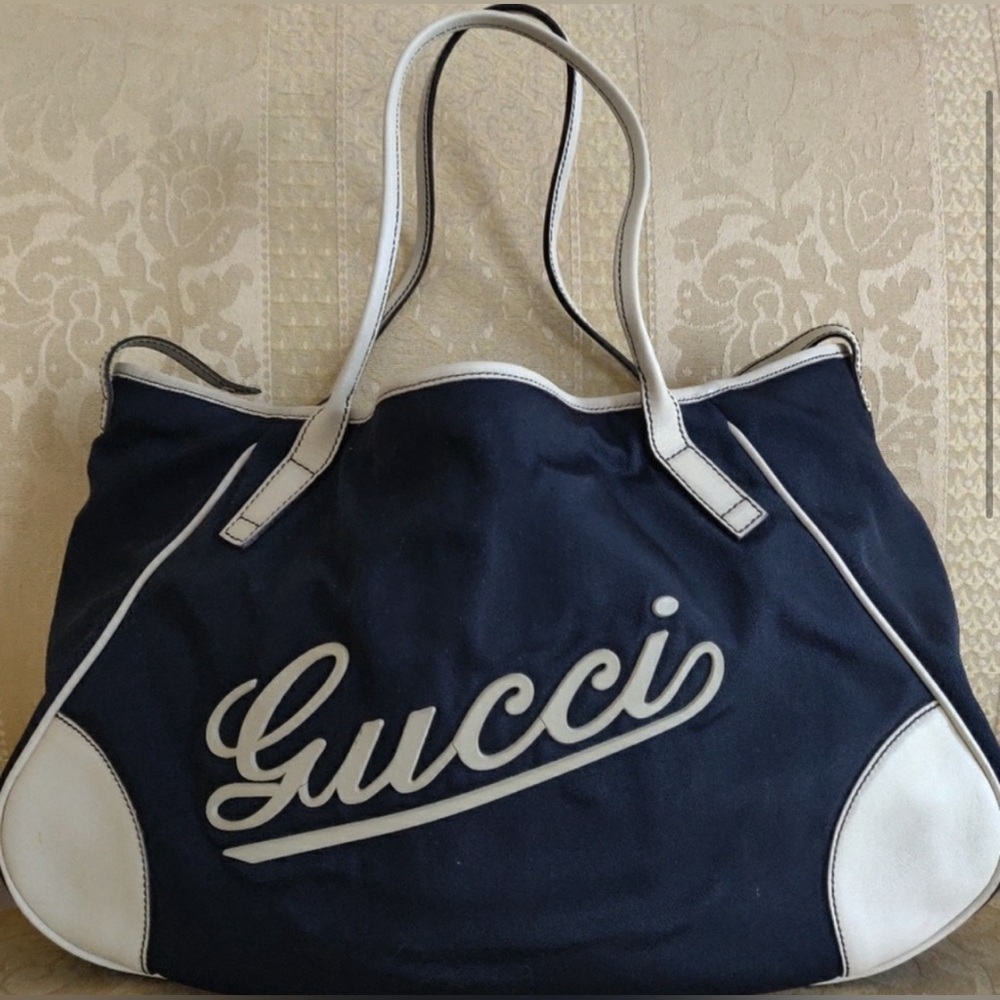 GUCCI Nylon Boulevard Tote vintage shoulder bag